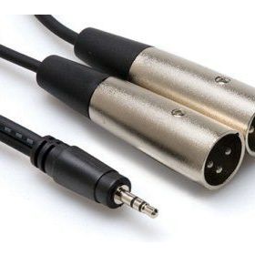 Hosa 3.5 mm Trs (M) Dual Xlr (M) Stereo Breakout 2 m Kablo