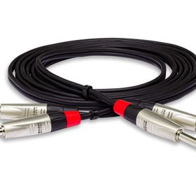 Hosa Pro 1/4" Ts (M)-1/4'' Ts (M) 4.5 m Balanssız Çift Kablo