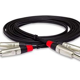 Hosa Pro 1/4" Ts (M)-1/4'' Ts (M) 4.5 m Balanssız Çift Kablo
