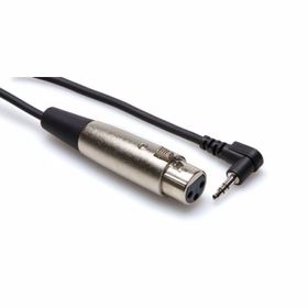 Hosa Xlr (F) 3.5 mm Trs (M) 1.5 m Stereo Mikrofon kablosu