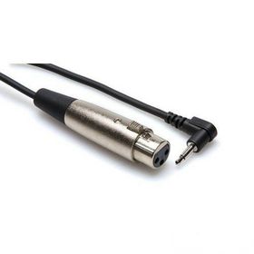 Hosa Xlr (F) 3.5 mm Ts (M), 1.5 m Mono Mikrofon Kablosu