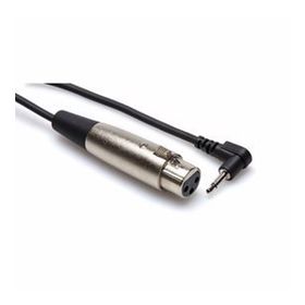 Hosa Xlr (F) 3.5 mm Ts (M), 1.5 m Mono Mikrofon Kablosu