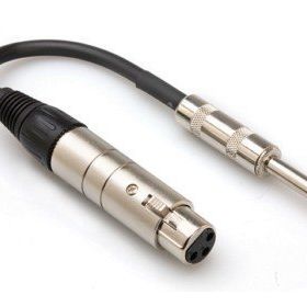 Hosa Xlr (M) 1/4'' TS (F) Empedans Bağdaştırıcı