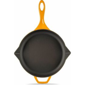 Hosse Sarı 28 cm Yardımcı Kulplu Yuvarlak Kızartma Tavası
