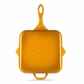 Hosse Sarı 28x28 cm Yardımcı Kulplu Kare Kızartma Tava