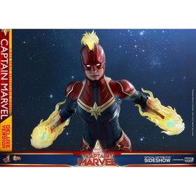 Hot Toys MMS522 Captain Marvel Deluxe Version Sixth Scale Figure