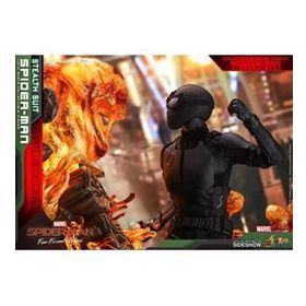 Hot Toys MMS541 904858 Spider-Man (Stealth Suit) Deluxe Version Sixth Scale Figure