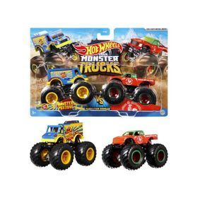 Hot Wheels FYJ64 Monster Trucks Güçlü İkili 1:64 Arabalar
