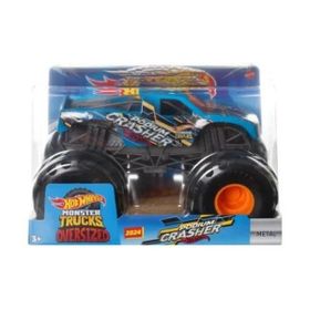 Hot Wheels FYJ83-HTM92 Monster Trucks 1:24 Arabalar Podium Crahser