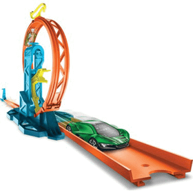 Hot Wheels GLC87-GLC90 Track Builder Tasarla Ve Yeniden Oluştur Serisi Hız Çemberi Paketi