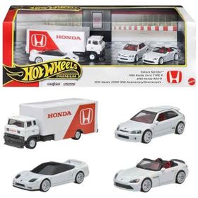 Hot Wheels GMH39 - JBM08 Sakura Sprinter'lı 1:64 Premium Araba Koleksiyon Seti