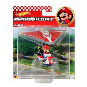Hot Wheels GVD30-GVD31 Mario Kart Planörlü Araçlar Mario Oyuncak Araba