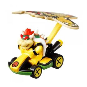 Hot Wheels GVD30-GVD33 Mario Kart Planörlü Araçlar Bowser Oyuncak Araba
