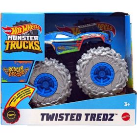 Hot Wheels GVK37-GVK40 Monster Trucks 1:43 Çek Bırak Arabalar Rodger Dodger