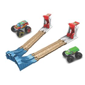Hot Wheels GYC80 Monster Trucks Çifte Çarpışma 3'ü 1 Arada Oyun Seti