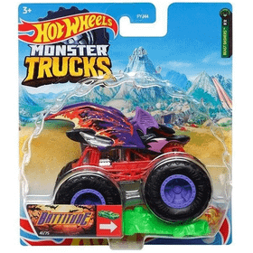 Hot Wheels HCP38 Monster Trucks Araba 1:64 Battitude Beast Bashers