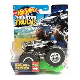 Hot Wheels HCP45 Monster Trucks Back to The Future Time Machine