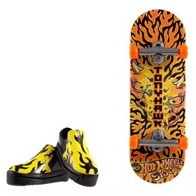 Hot Wheels HGT46-HVJ84 Skate Ayakkabı ve Parmak Kaykay