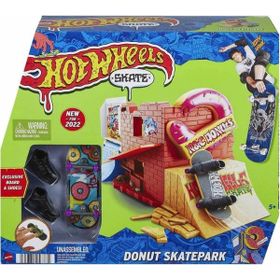 Hot Wheels HGT91 Donut Skatepark Skate Parmak Kaykay Macerasına Başlangıç Seti