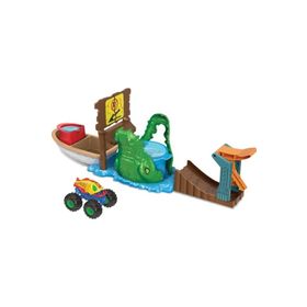 Hot Wheels HGV14 Monster Trucks Timsahtan Kaçış
