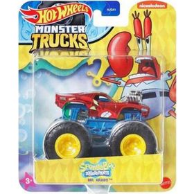 Hot Wheels HJG41-HWN79 Mr. Krabs 1:24 Monster Trucks Araba