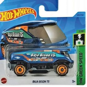 Hot Wheels HKG44 Tekli Baja Bison T5 Green Speed Oyuncak Araba