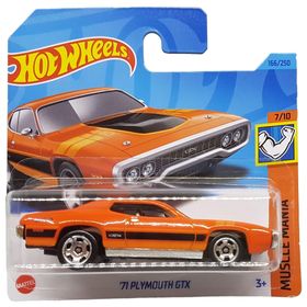 Hot Wheels HKJ56 71 Plymouth GTX Muscle Mania Serisi 7/10 Turuncu Tekli Araba