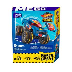 Hot Wheels HMM49 Mega Smash N Crash 80 Parça Monster Truck