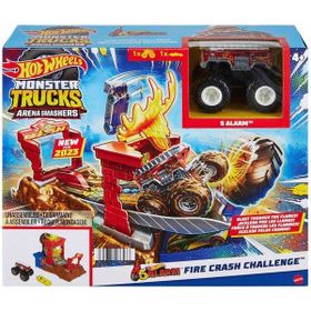 Hot Wheels HNB87 Bone Shaker-The Press Challenge Monster Trucks Arenada Mücadeleye Başlangıç Setleri