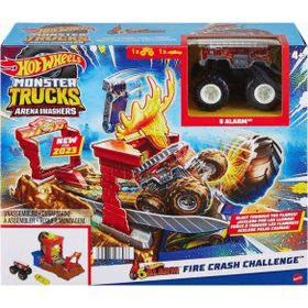 Hot Wheels HNB87 Bone Shaker-The Press Challenge Monster Trucks Arenada Mücadeleye Başlangıç Setleri