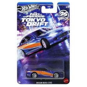 Hot Wheels HNR88-JKX06 2025 Silver Fast & Furious Tokyo Drift Nissan Silvia S15