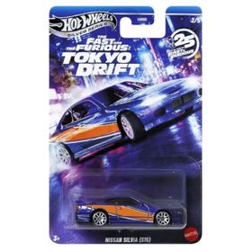 Hot Wheels HNR88-JKX06 2025 Silver Fast & Furious Tokyo Drift Nissan Silvia S15