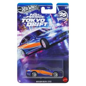 Hot Wheels HNR88-JKX06 2025 Silver Fast & Furious Tokyo Drift Nissan Silvia S15