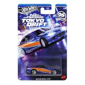 Hot Wheels HNR88-JKX06 2025 Silver Fast & Furious Tokyo Drift Nissan Silvia S15