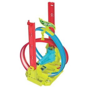 Hot Wheels HPC05 Neon Yarışlar Çifte Çemberde Yarış Seti