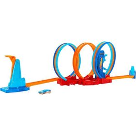 Hot Wheels HPX93 Üçlü Döngü Pisti 3 Halkalı Oyun Seti