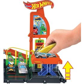 Hot Wheels HTN79 Elektrikli Araç Şarj İstasyonu Oyun Seti