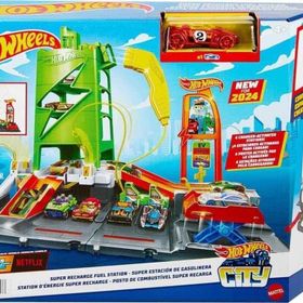 Hot Wheels HTN79 Elektrikli Araç Şarj İstasyonu Oyun Seti