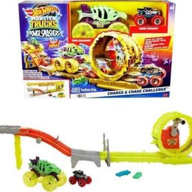 Hot Wheels HXT05 Monster Trucks Charge Chase Challenge Oyun Seti