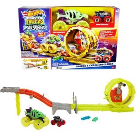 Hot Wheels HXT05 Monster Trucks Charge Chase Challenge Oyun Seti