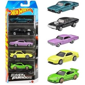 Hot Wheels JBJ80 Fast & Furious 5'li Araba Seti