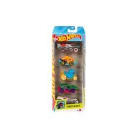 Hot Wheels JBJ90 Street Beasts 5'li Araba Seti