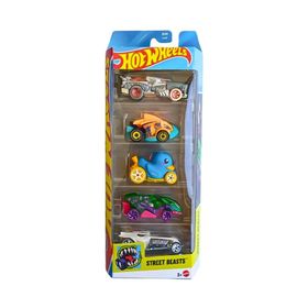 Hot Wheels JBJ90 Street Beasts 5'li Araba Seti