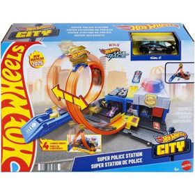 Hot Wheels JBM71 Polis İstasyonu Oyun Seti