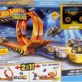 Hot Wheels JBX64 Monster Trucks Döngü ve Takla Bigfoot Oyun Parkuru