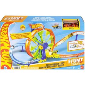 Hot Wheels JBX65 Hızlı Fırlatma ve Döngü Parkuru Oyun Seti
