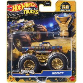 Hot Wheels JDV96-JDV97 Bigfoot Monster Trucks Bigfoot Trophy Şampiyonları Tekli Araba
