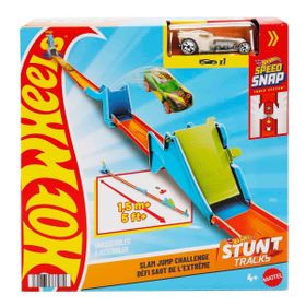 Hot Wheels JHK78 Slam Jump Challenge Stunt Trucks Akrobatik Yarış Pisti Oyun Seti