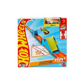 Hot Wheels JHK78 Slam Jump Challenge Stunt Trucks Akrobatik Yarış Pisti Oyun Seti