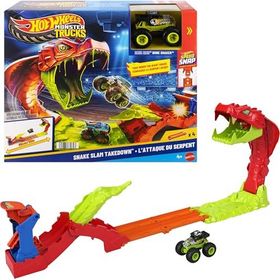 Hot Wheels JJN44 Monster Trucks Snake Bite Güç Darbesi Oyun Seti
